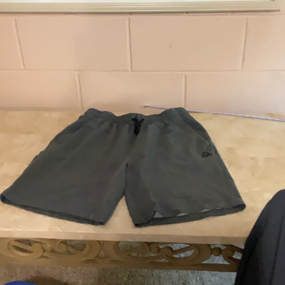 Reebok Black Athletic Shorts Lightweight Elastic Waist